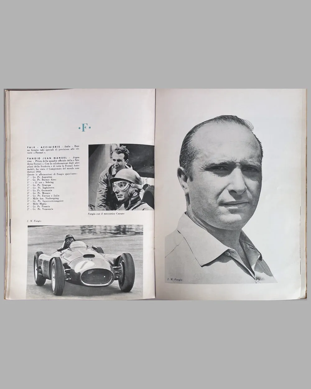 1956 original Ferrari factory Yearbook