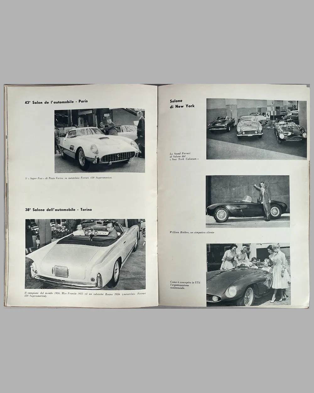 1956 original Ferrari factory Yearbook