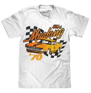 1970 Ford Mustang T-Shirt - White