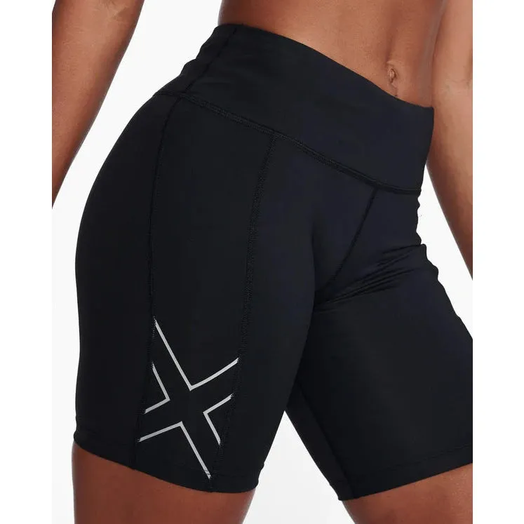 2XU Women's Aero Mid-Rise Compression 6" Shorts