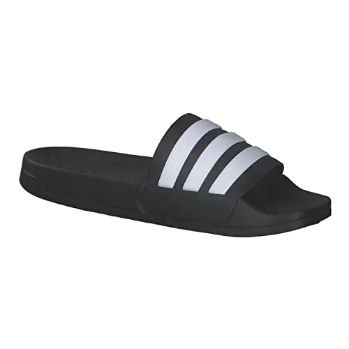 Adidas mens ADILETTE SHOWER CBLACK/FTWWHT/CBLACK Slipper - 4 UK (GZ5922)