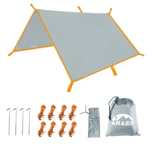 ARAER Tent Canvas Hammock Rain Fly 1kg | 3000 PU Waterproof Sunshade