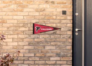 Atlanta Falcons:  Alumigraphic Pennant        - Officially Licensed NFL    Outdoor Graphic