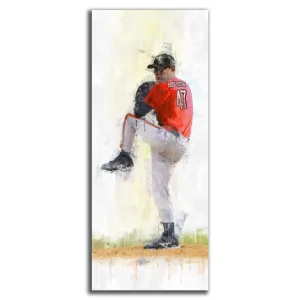 Baseball Pitcher Sports Art