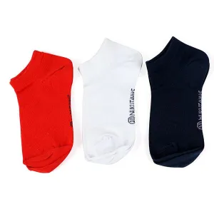 BOYS RED 3PC SHORT SOCKS SET - RED