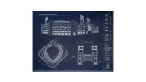 Busch Stadium Wall Art