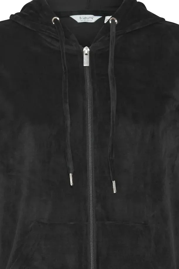 Bymitza Velvet  Jogging Set Black