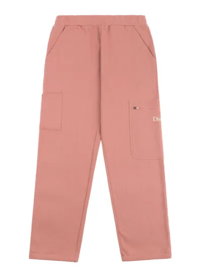 Dime Cargo Sweatpants / Salmon