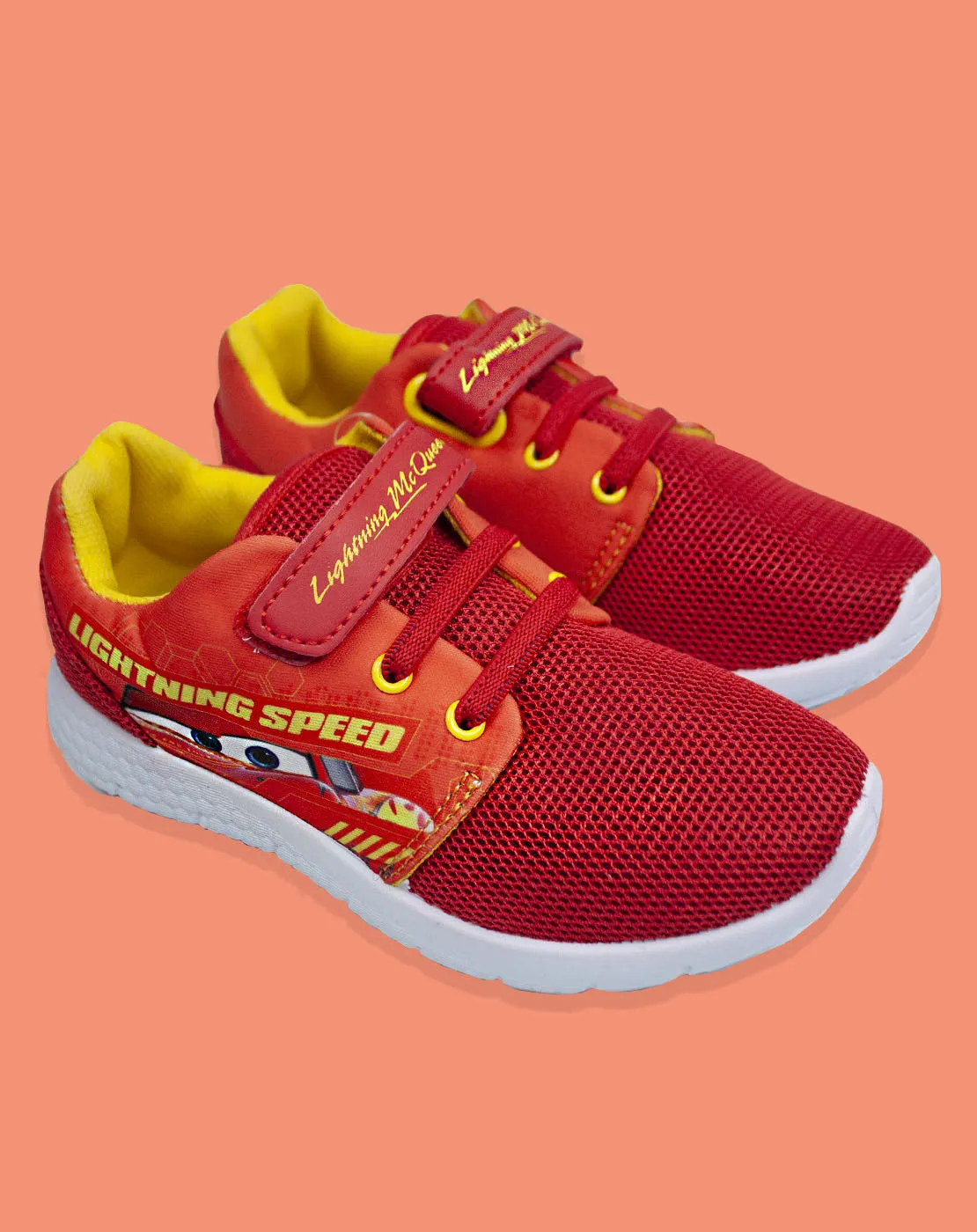 Disney Pixar Cars Lightning Mcqueen Boy's Casual Trainer Shoes