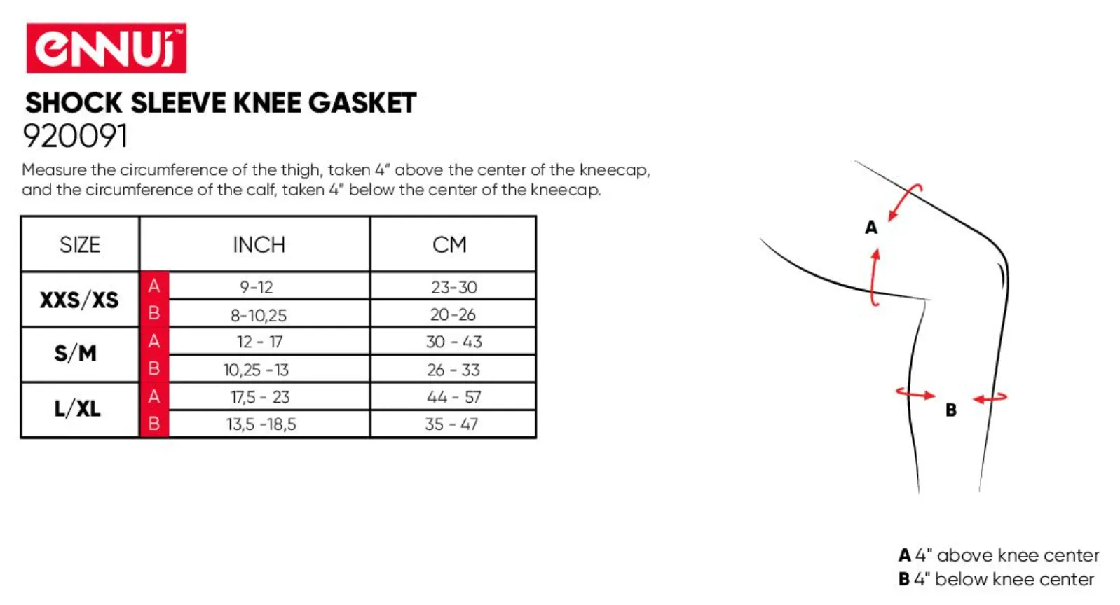 ENNUI - Shock Sleeve Knee Gasket