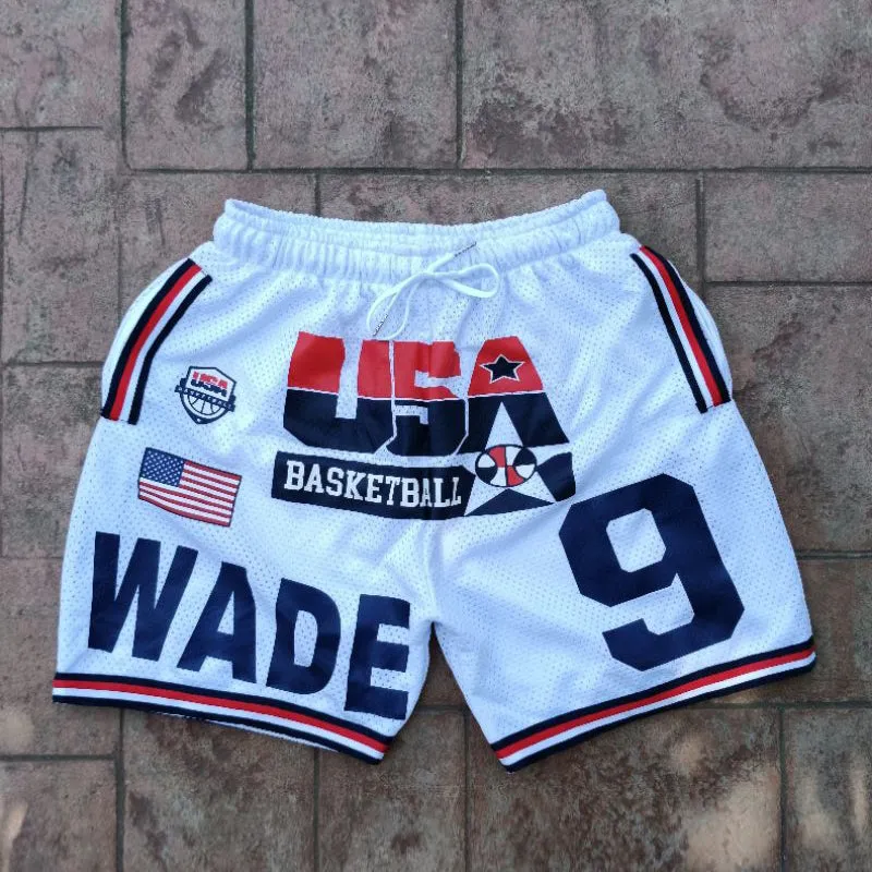 Fashion personalized print sports shorts