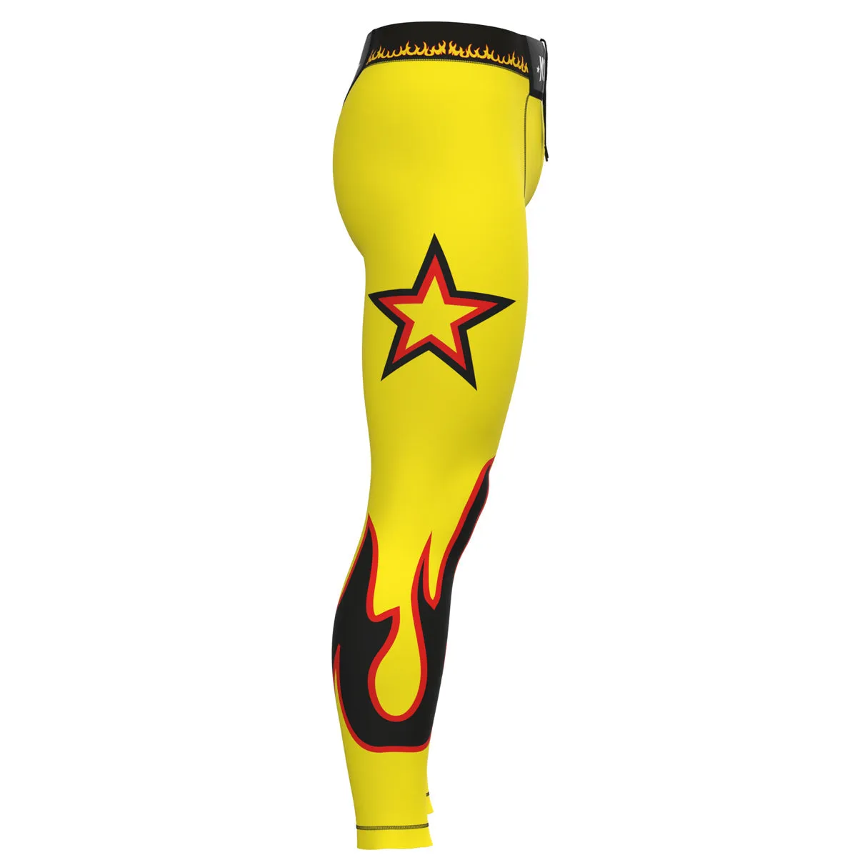 Flames Compression Pants