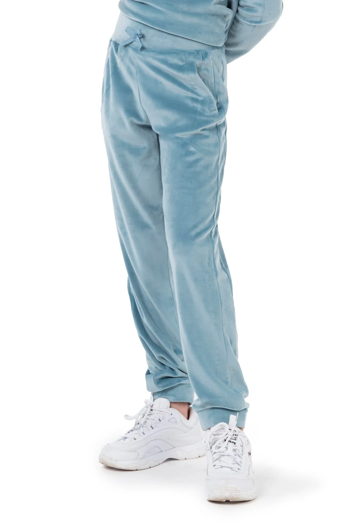 Girls Ultra-Soft Velour Joggers