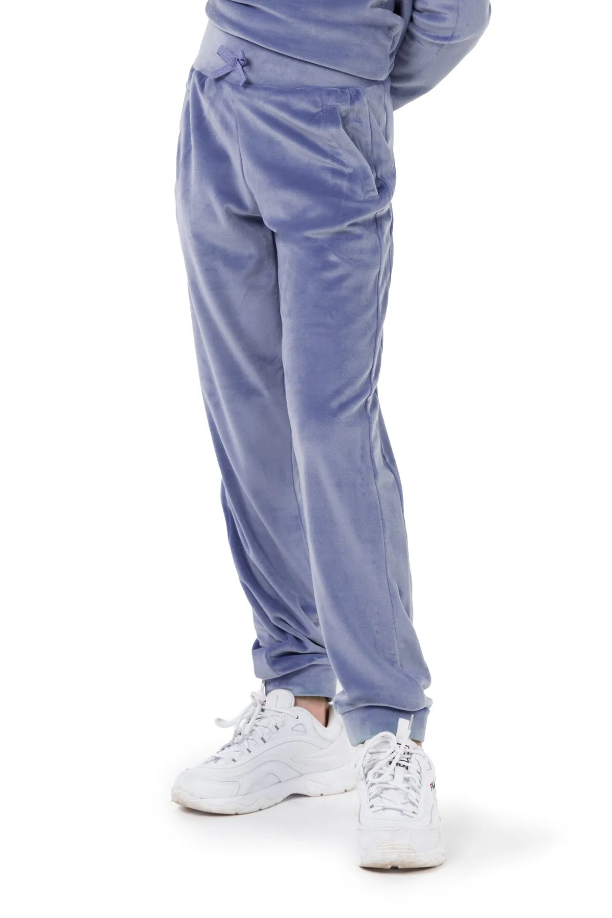 Girls Ultra-Soft Velour Joggers