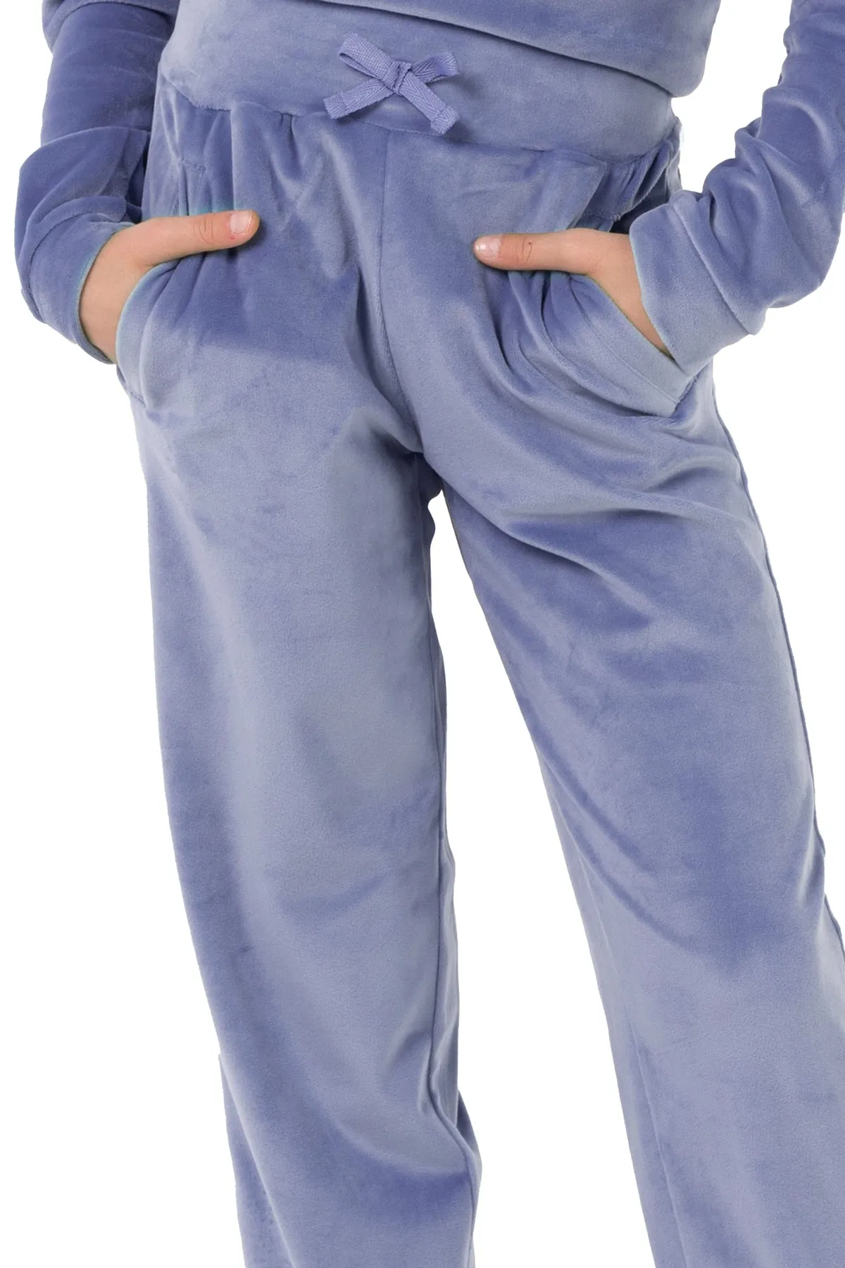 Girls Ultra-Soft Velour Joggers