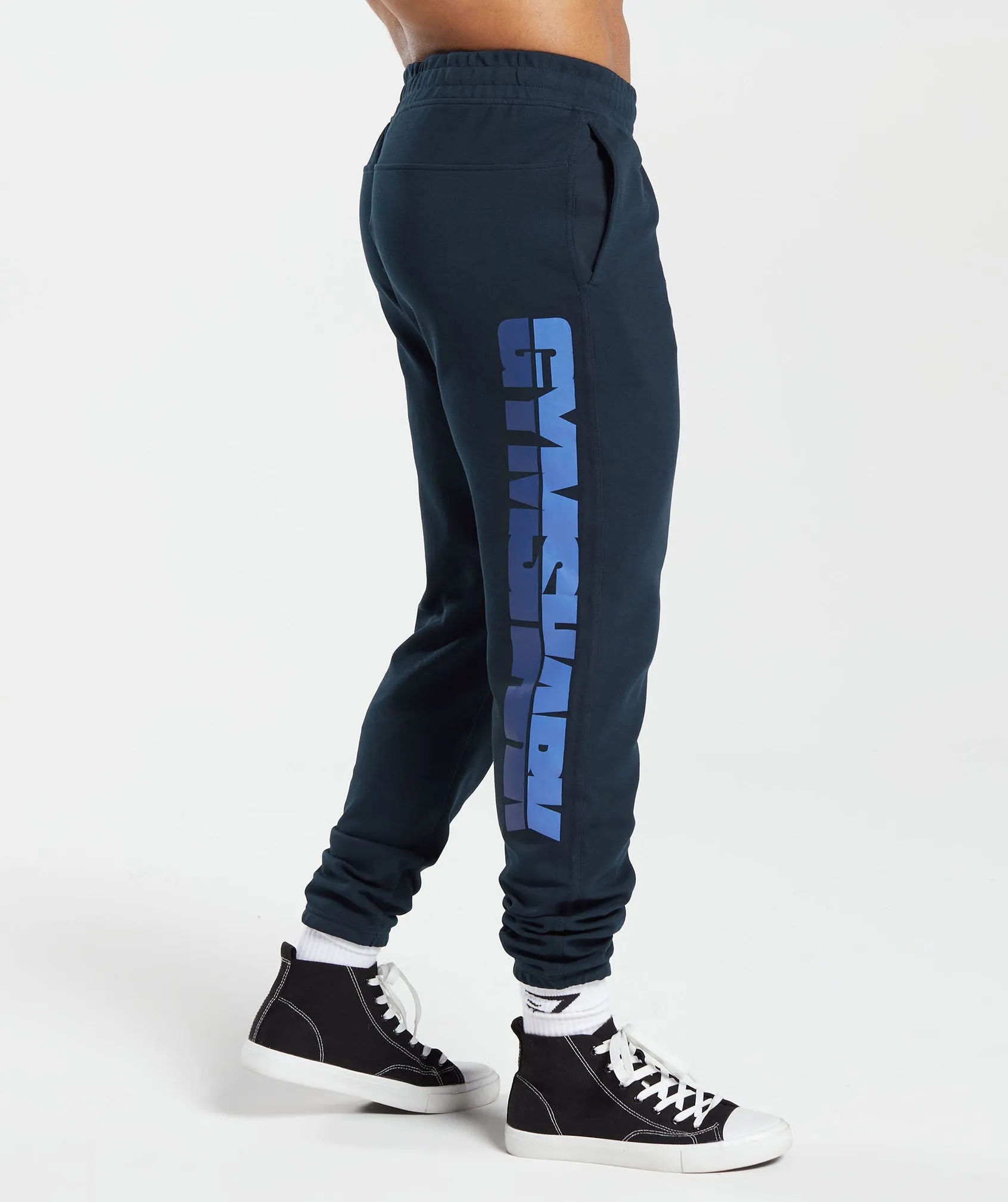 Gymshark Bold Joggers - Navy