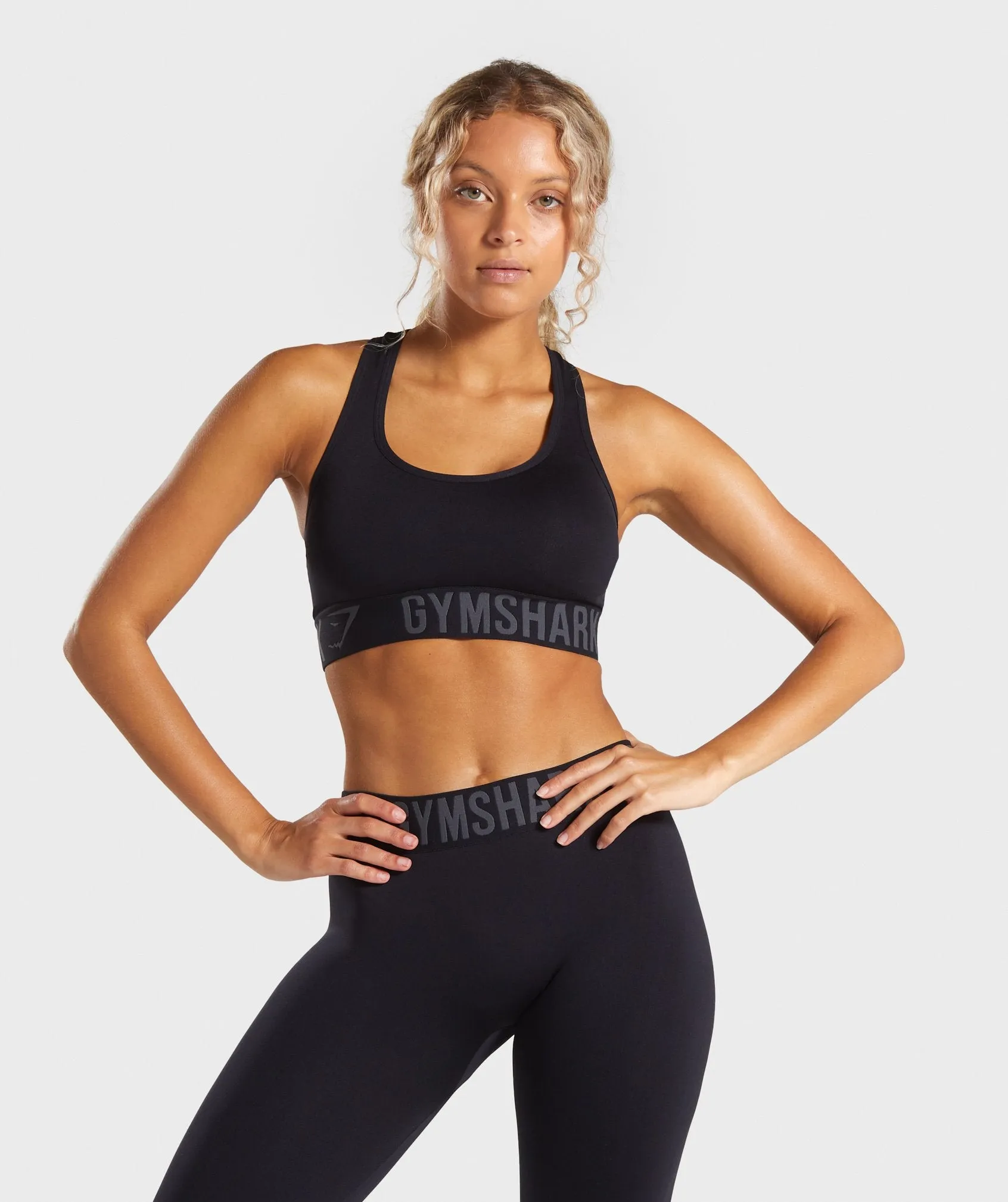 Gymshark Fit Sports Bra - Black/Black