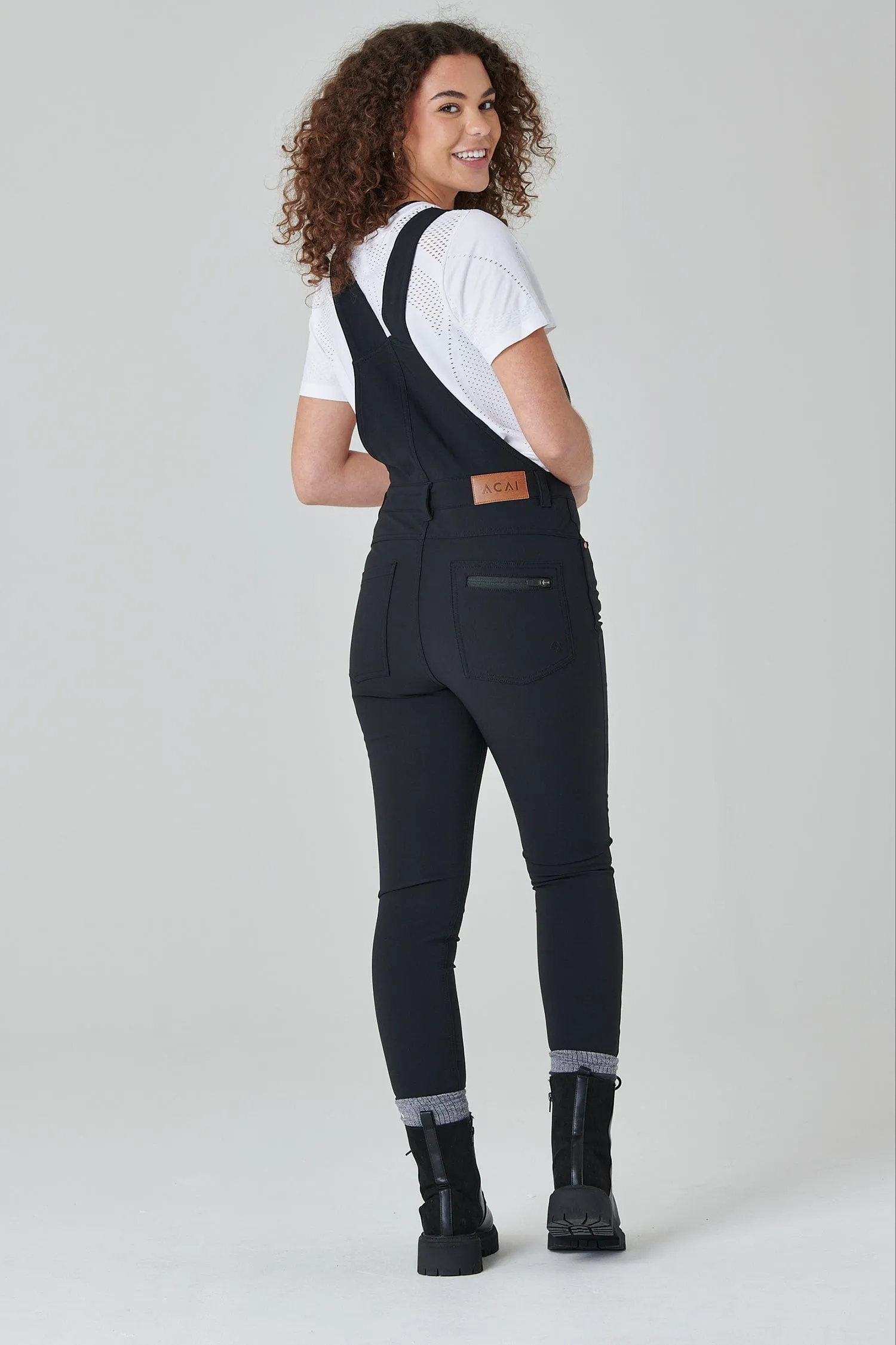 High-Abrasion Outdoor Dungarees - Black