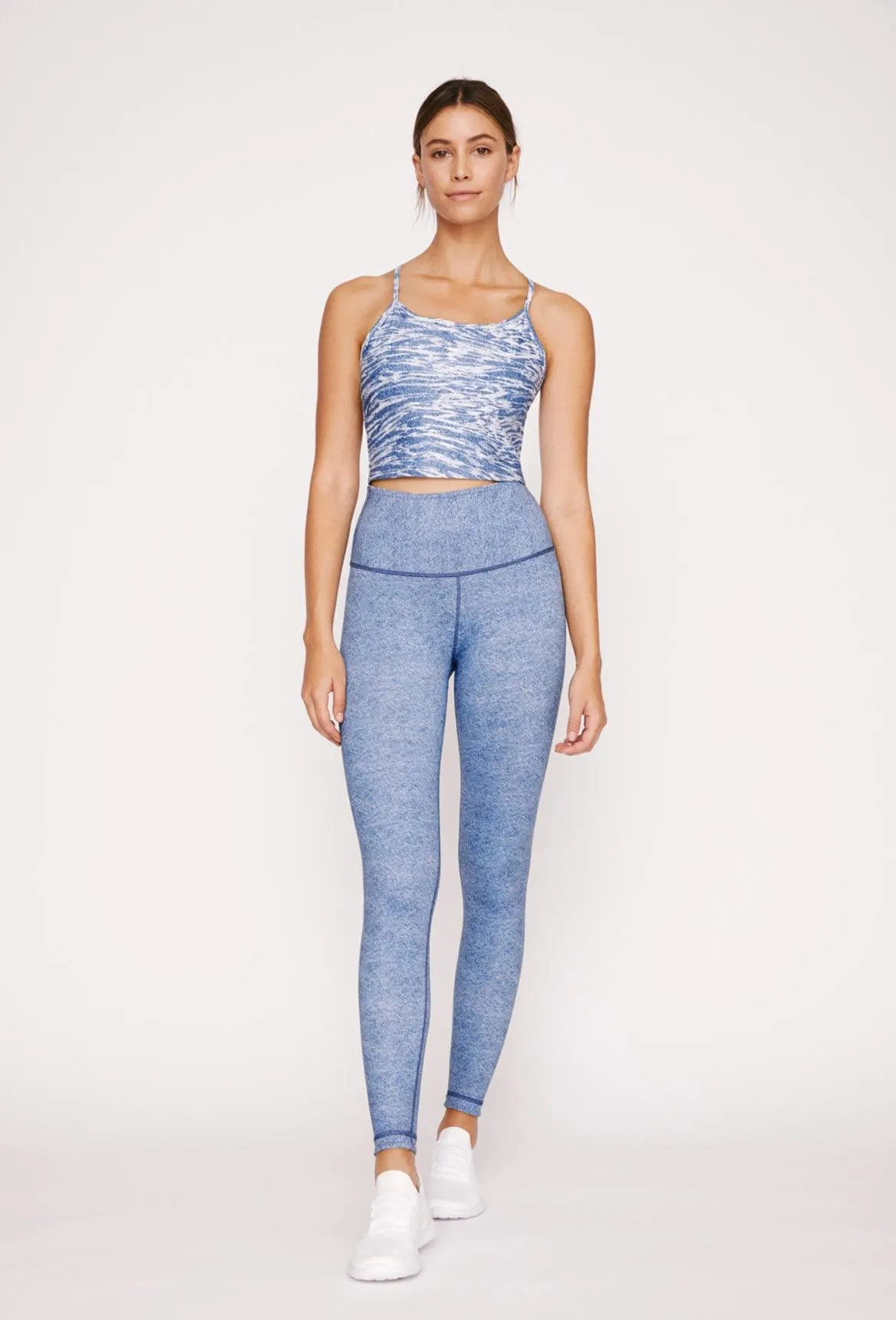 High-Waist Reversible Stone Denim Tigress Legging