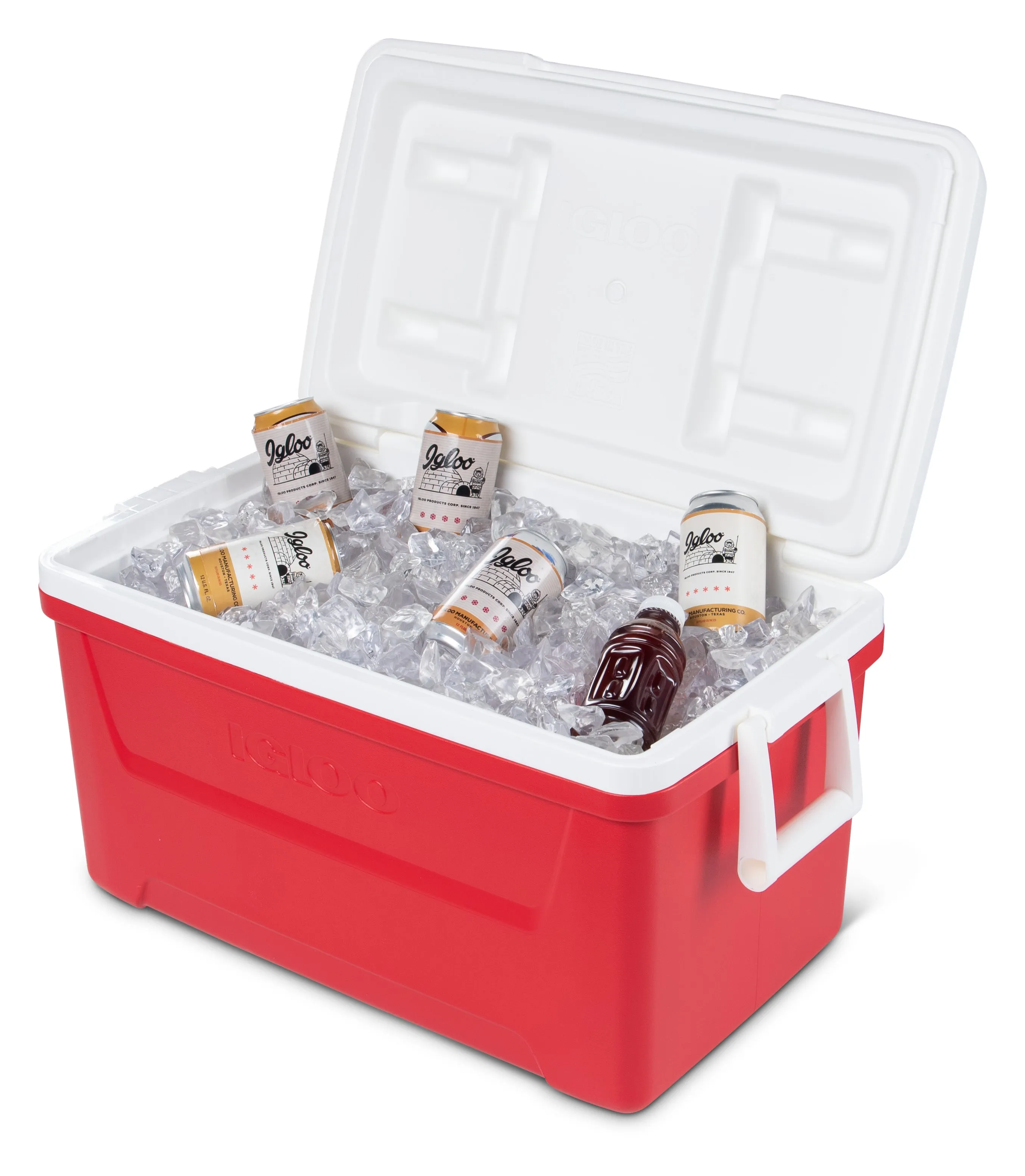 Igloo 48 qt. Laguna Ice Chest Cooler, Red