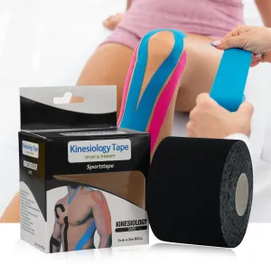 Kinesiology Tape for Sports Injury Recovery Gym Support Tape 5cm x 5m (Blue)