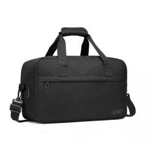 Kono Lightweight Multi-Purpose Unisex Sports Travel Duffel Bag - Black | Durable & Versatile