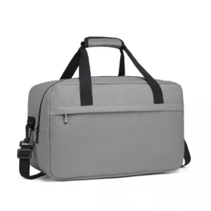 Kono Lightweight Multi Purpose Unisex Sports Travel Duffel Bag – Grey | Perfect for Gym, Travel, & Daily Use