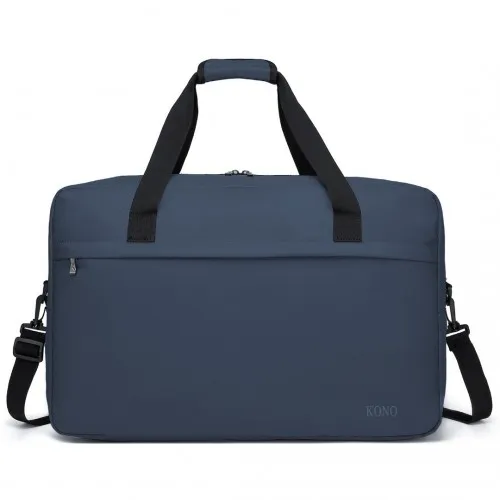 Kono Lightweight Multi-Purpose Unisex Sports Travel Duffel Bag - Navy | Durable, Stylish, Versatile