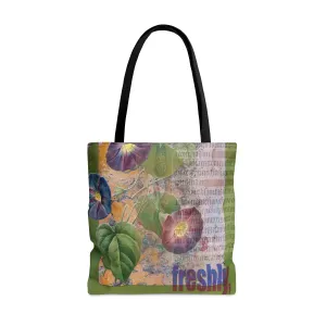 Large Tote Bag - Freshly   Heartfully