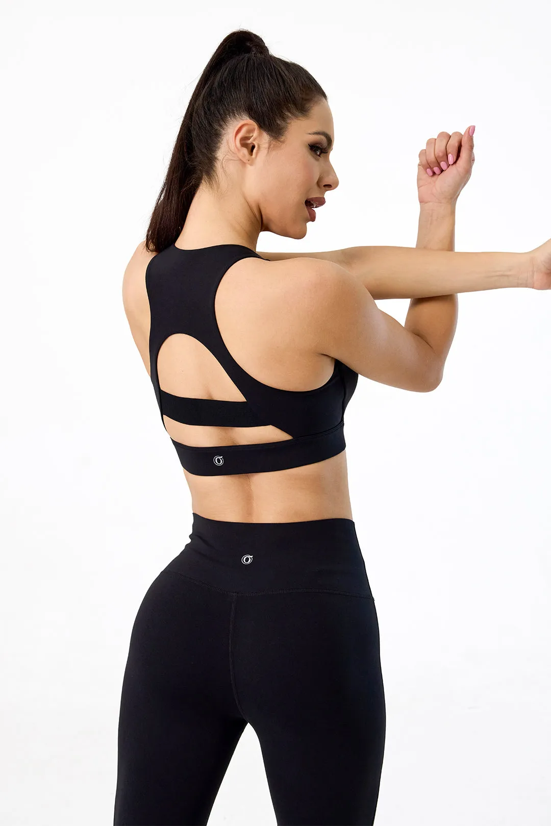 Medium-Support Front Mesh Sports Bra