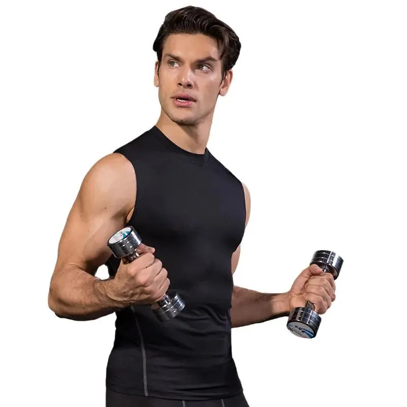 Men's Compression Workout Tight Tank