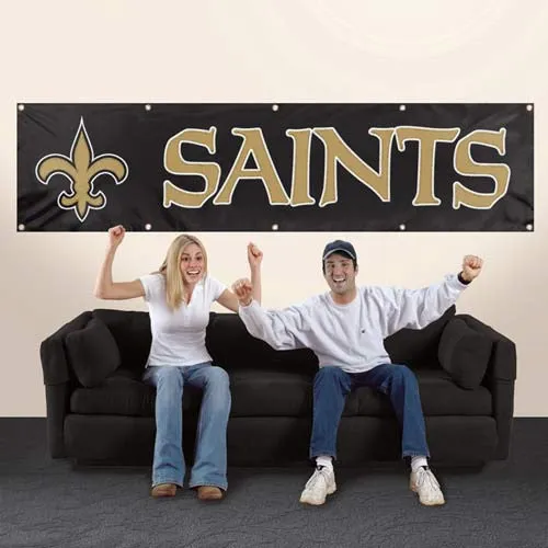 NFL Sports Teams 8ft x 2ft Nylon Banner Signs