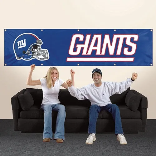 NFL Sports Teams 8ft x 2ft Nylon Banner Signs