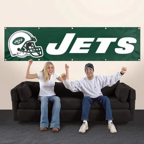 NFL Sports Teams 8ft x 2ft Nylon Banner Signs