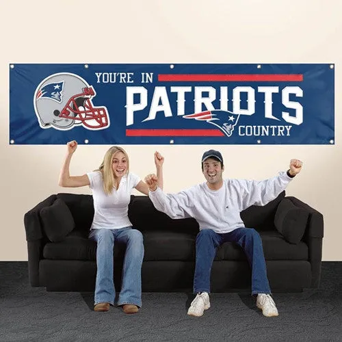 NFL Sports Teams 8ft x 2ft Nylon Banner Signs