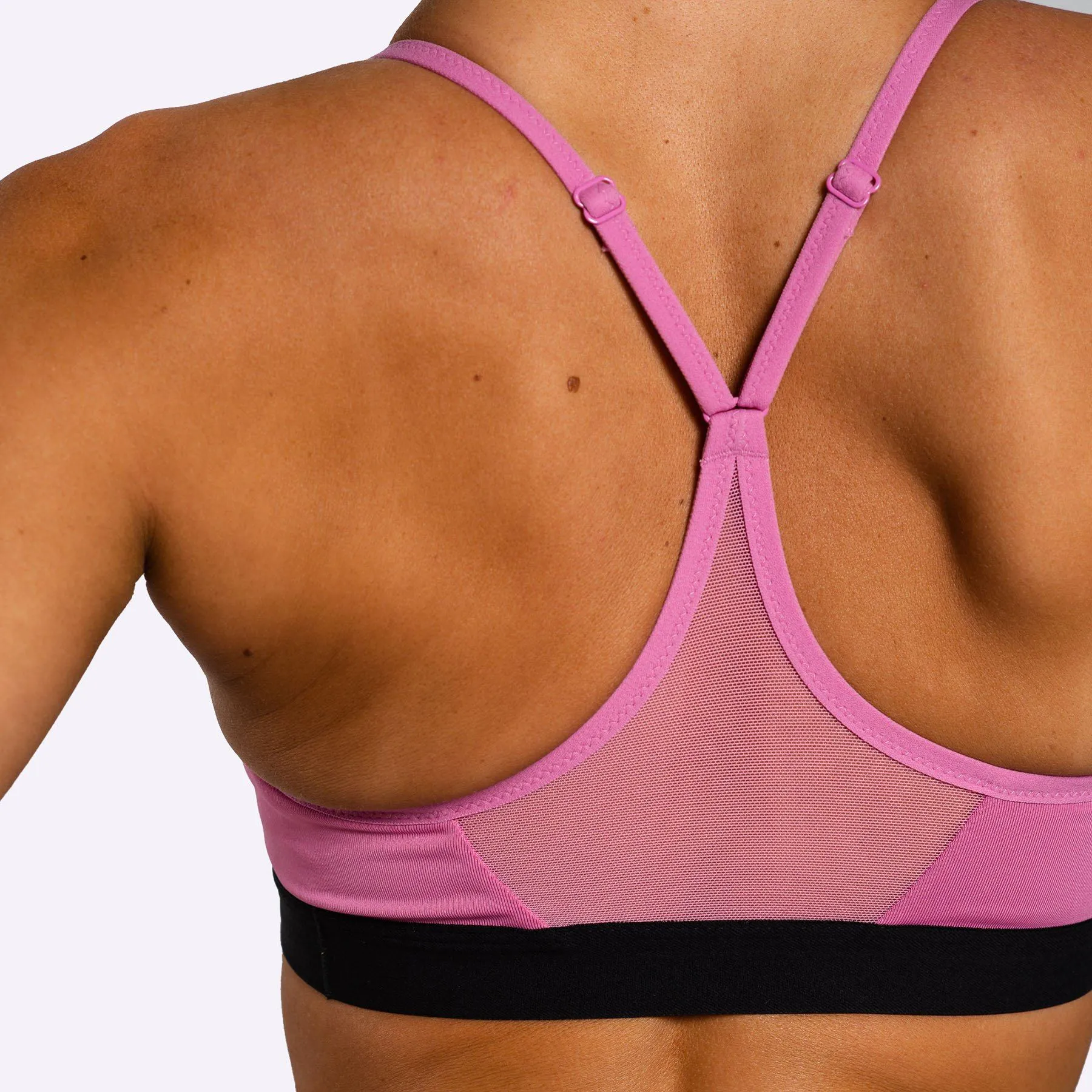 Nike Indy Women's Light-Support Sports Bra - MAGIC FLAMINGO/MAGIC FLAMINGO/BLACK