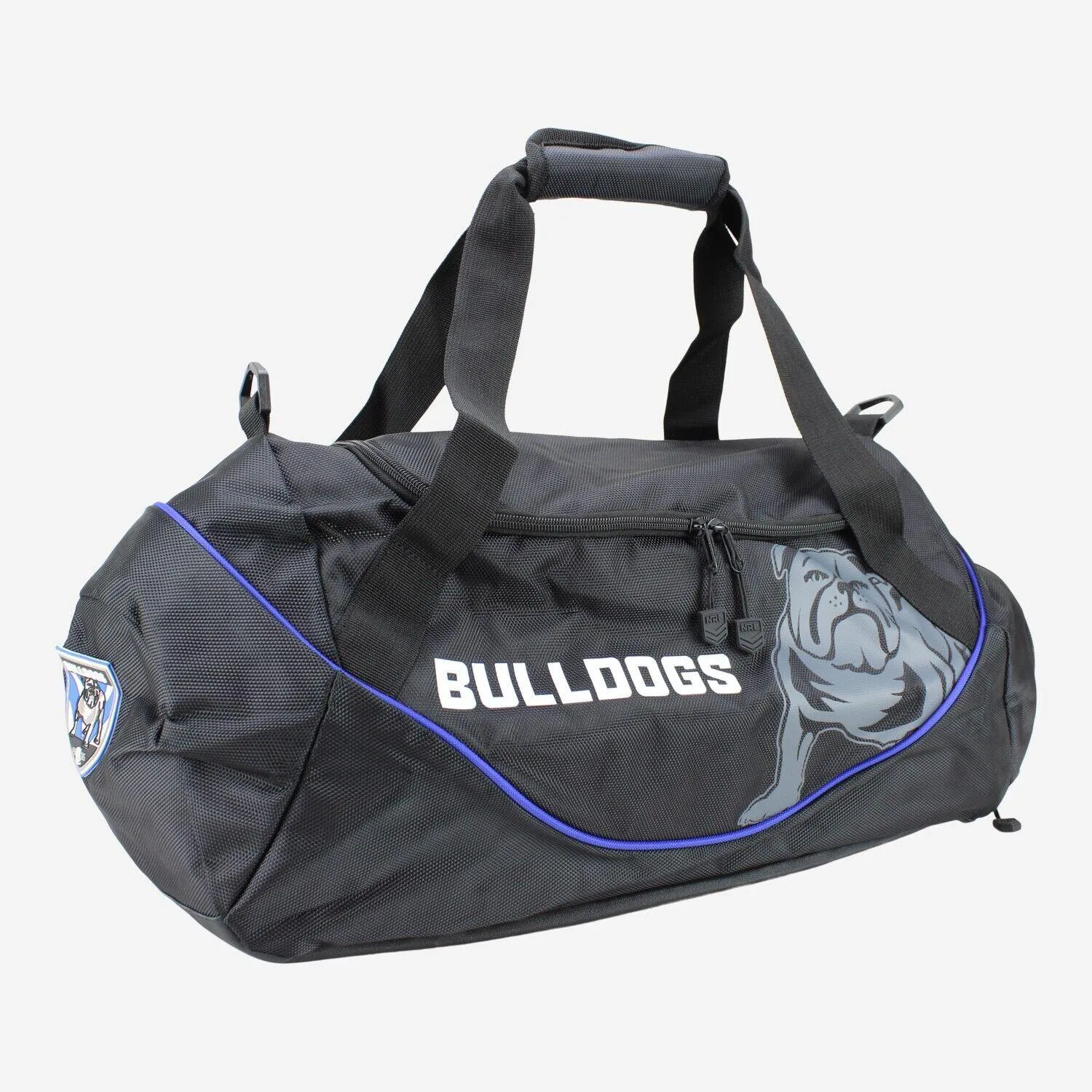 NRL Shadow Sports Bag - Canterbury Bulldogs - Gym Travel Duffle Bag