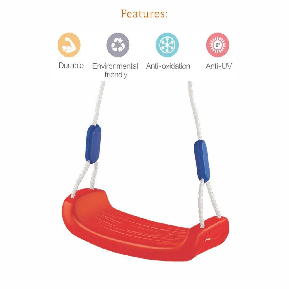 Ok Play Fun Flier Adjustable Baby Swing/Jhula for Kids, Red, Ages 5 to 10 years