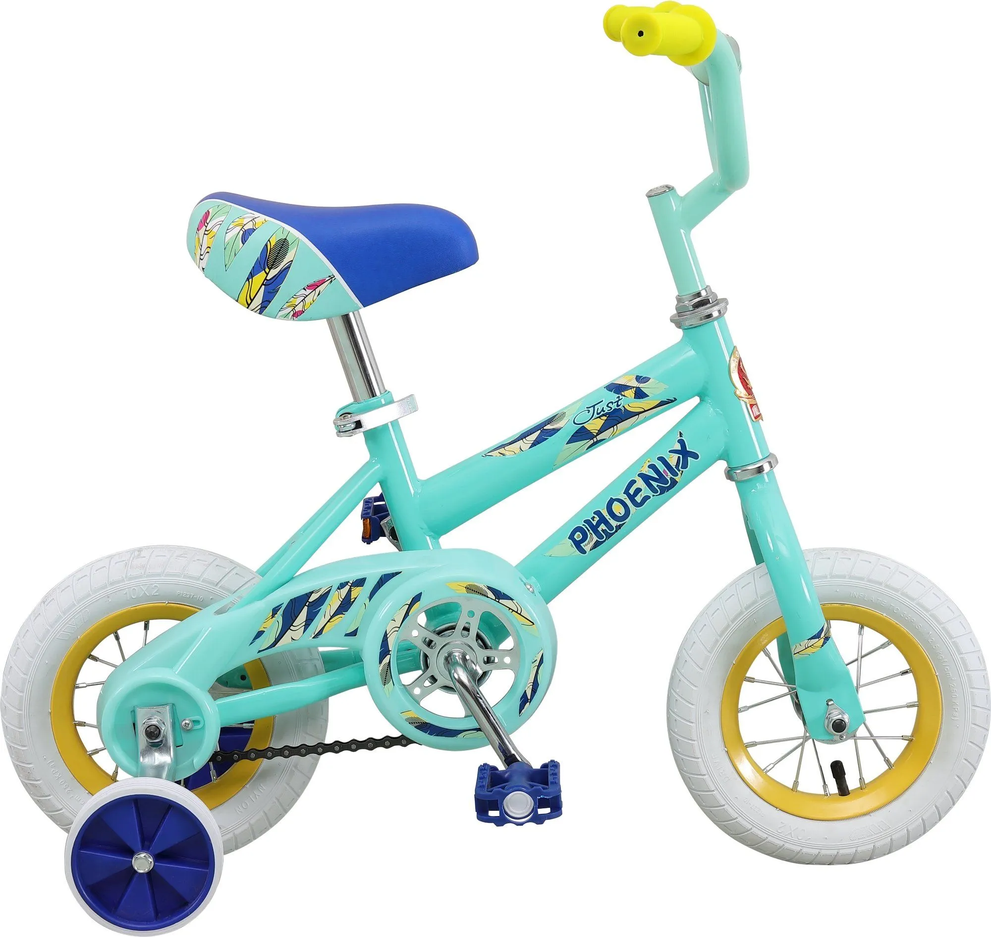 Phoenix - Girls Bike with Side Wheels (10")