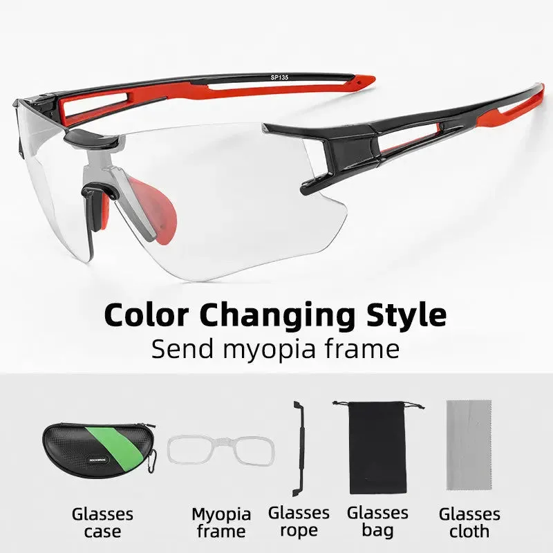 Photochromic UV400 Outdoors Sports Cycling Sunglasses