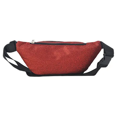 Red Glitter Fanny Pack