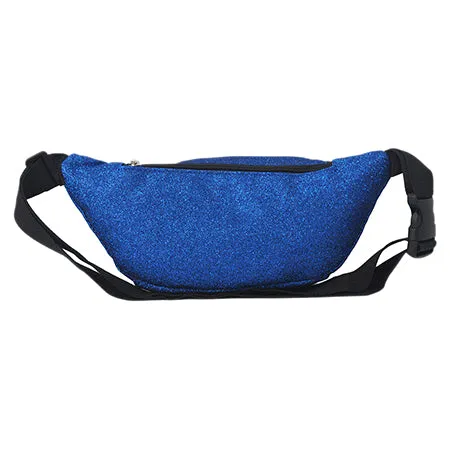 Royal Blue Glitter Fanny Pack