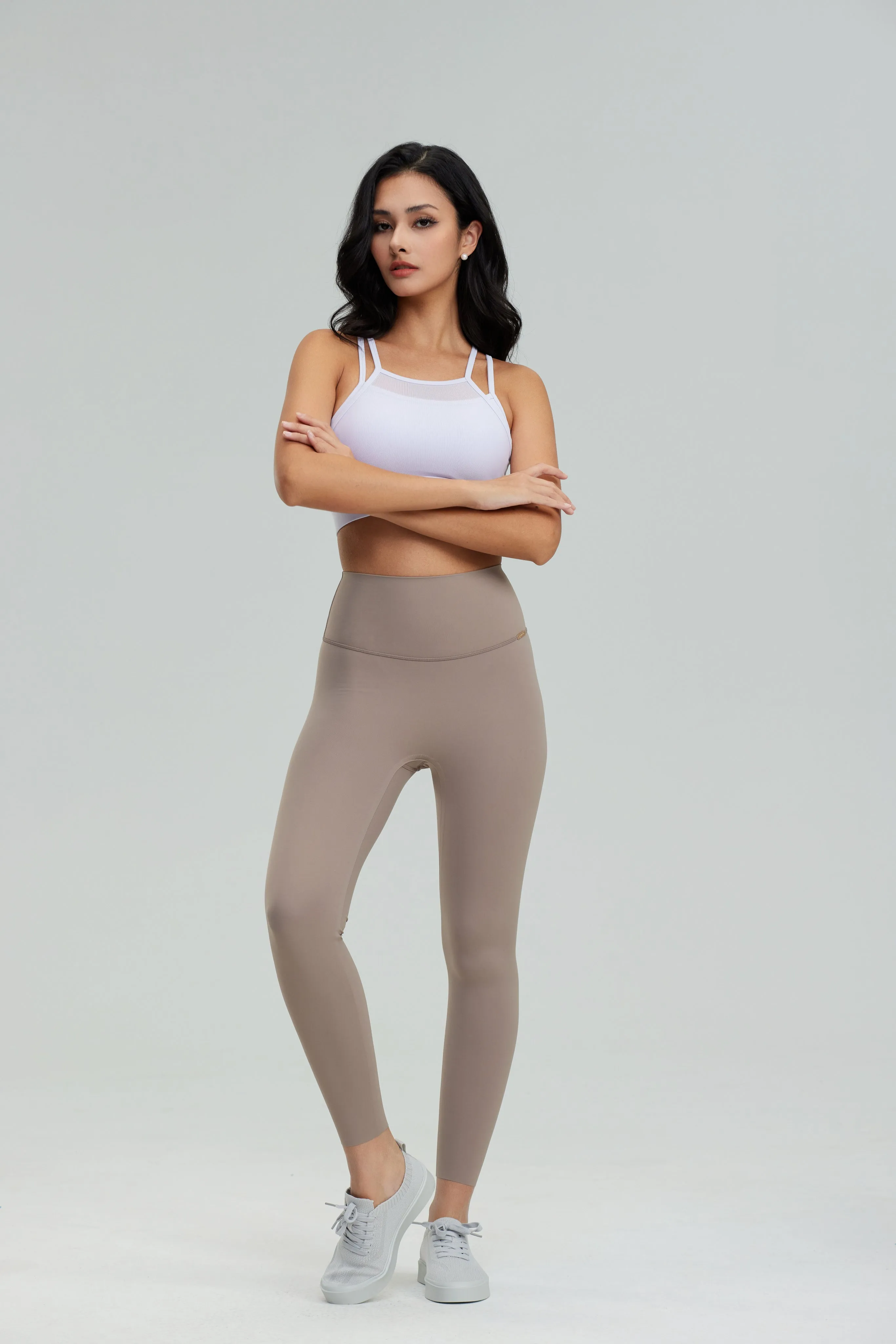 SilkySculpt Seamless Leggings - Oatmeal