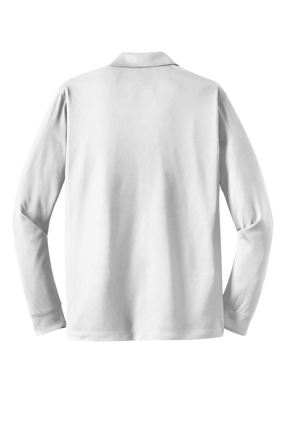 Sport-Tek® Long Sleeve Micropique Sport-Wick® Polo - White