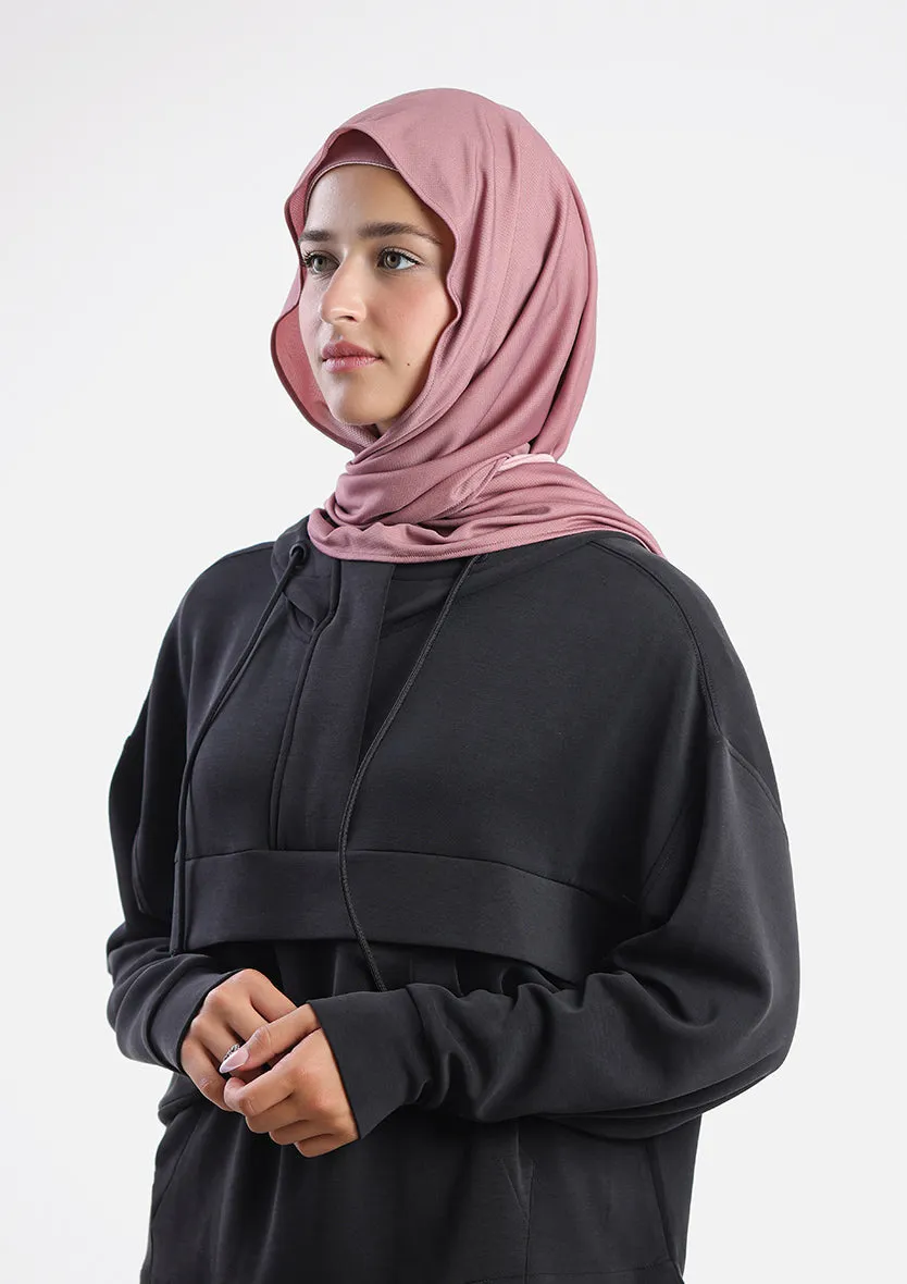 Sports Capshawl Hijab Dual Color - Non reversible