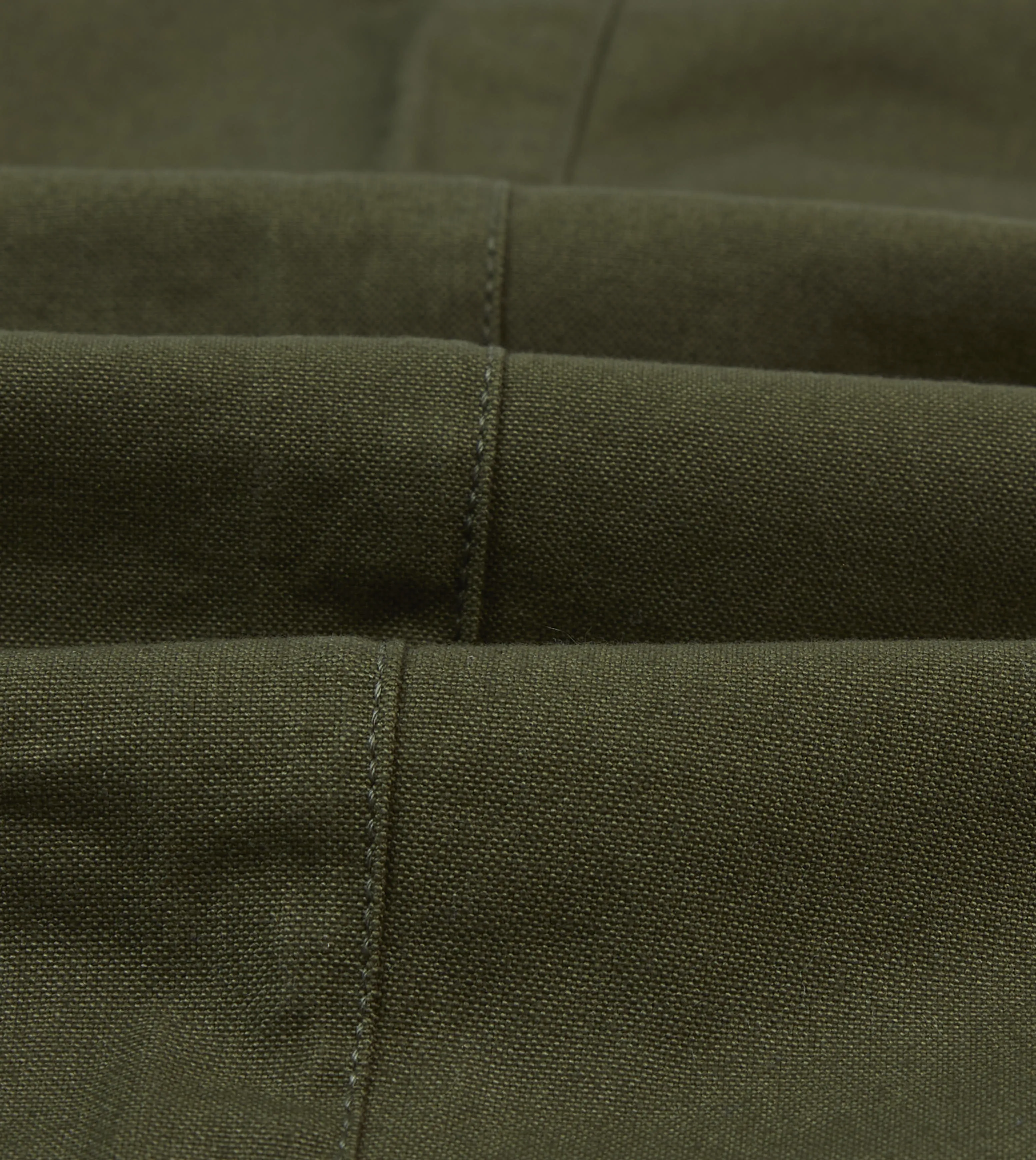 St. JOHN by Drake's Olive Cotton Fatigue Trouser