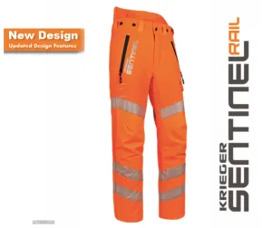 STEIN - KRIEGER "SENTINEL RAIL" Chainsaw Trousers "C" Standard Leg - Rail Approved