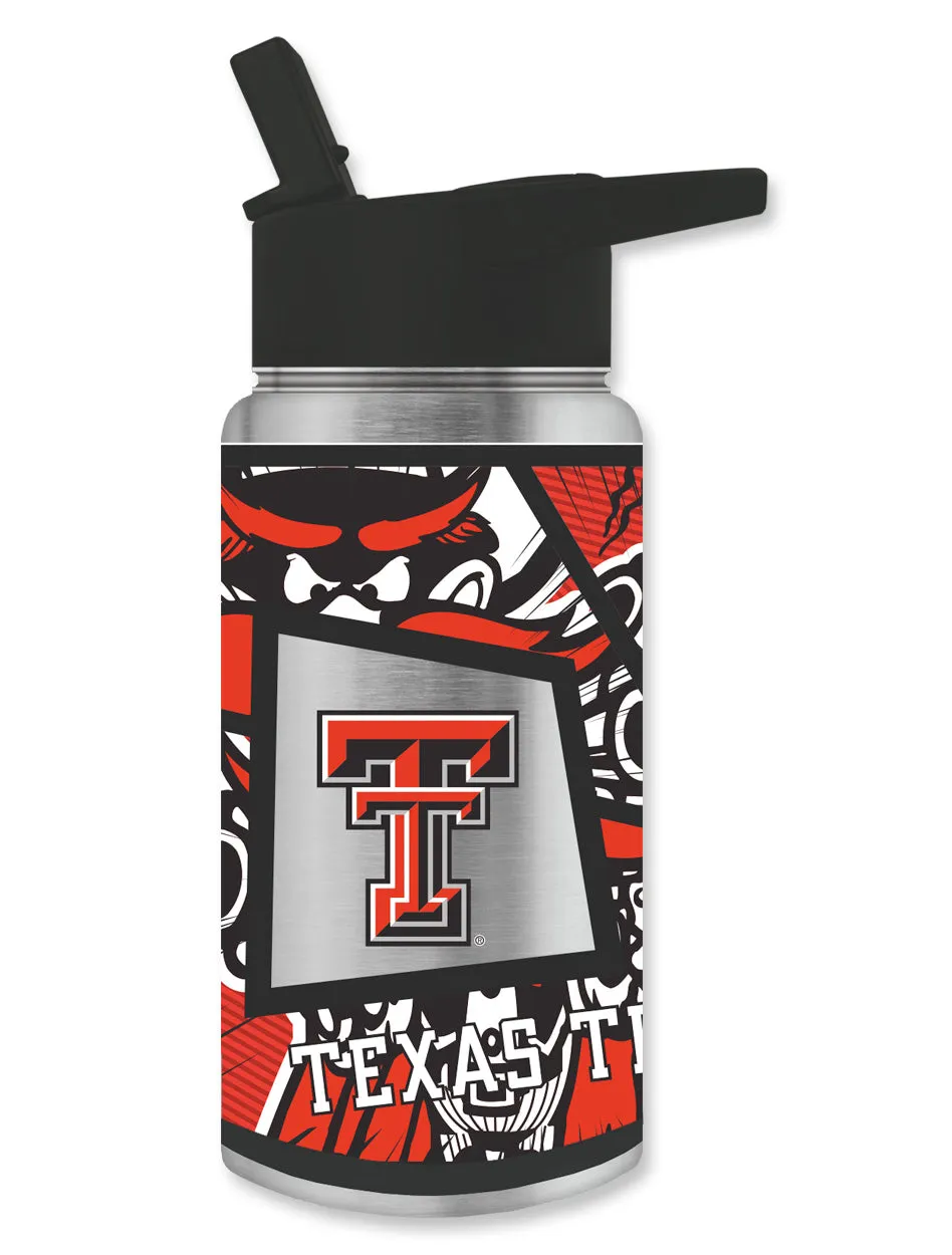 Texas Tech Raider Red Kid's 16 oz Vacuum Insulated Water Bottle