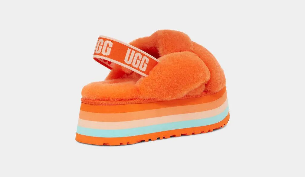 UGG Womens Disco Knot Slide Mandarine