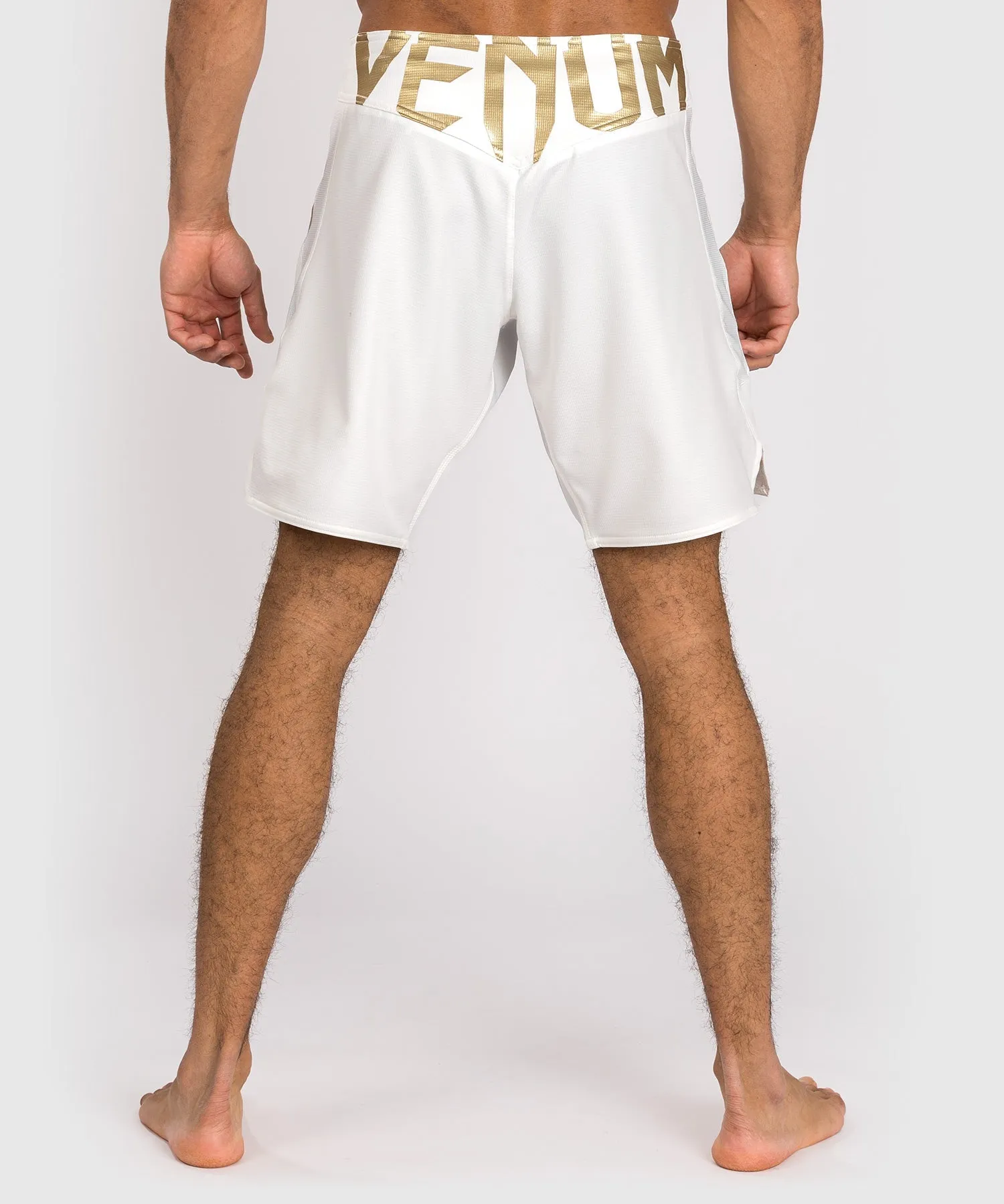 Venum Light 5.0 Fight Shorts - White/Gold